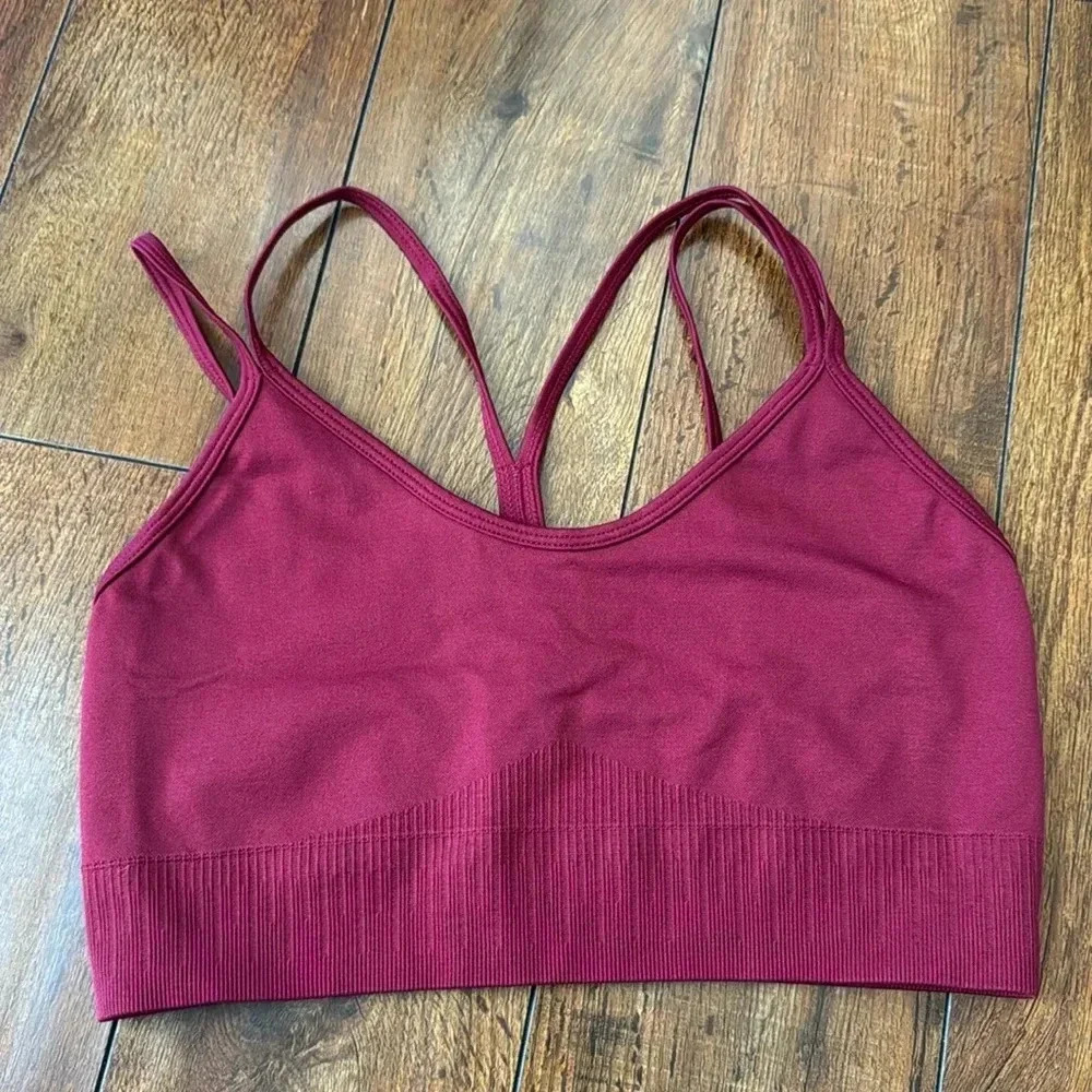 Maroon Sport Bra​